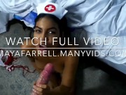 Latina Nurse Collects French Guy Sperm 16/16