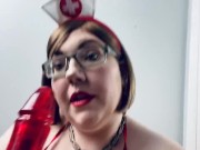 NURSE APPRECIATION WEEK! BBW NAUGHT NURSE 11 INCH DILDO 15/16