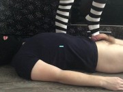 kelly_feet knee socks domination & trample femdom & socks gagging 1/16