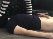 kelly_feet knee socks domination & trample femdom & socks gagging 10/16