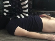 kelly_feet knee socks domination & trample femdom & socks gagging 11/16