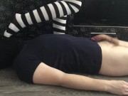 kelly_feet knee socks domination & trample femdom & socks gagging 7/16