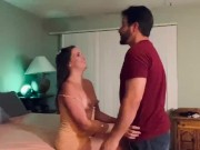BABE SEDUCES AND GETS CREAMPIED BY HANDYMAN NEIGHBOR  3/16
