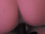 Girlfriend spanks me while I ride strapon 14/16