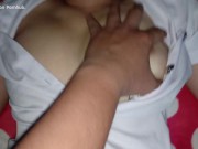 Thai Student น้องเบลมาหาค่าเทอม เย็ดแตกใน(เสียงไทย) 2/16