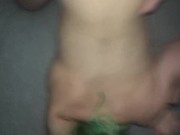 Big Booty Teen Rides Big Dick and Knocks Over Bong. 13/16