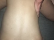 Big Booty Teen Rides Big Dick and Knocks Over Bong. 16/16