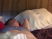 Playing with my pussy while he finger’s me 15/16