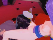 Fate/Grand Order Hentai 3D (Lesbian/Threesome) - Wu Zetian x Scheherazade 6/16