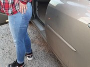 Alice - Blue jeans car wetting! 15/16