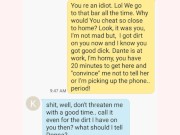 Give me some dick and I won't tell your wife you cheated.(New content at onlyfans/cplnxtdoor2) 1/16