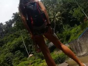 Pussy Flashing at RAFTING Spot among Chinese tourists # Public NO PANTIES 3/16