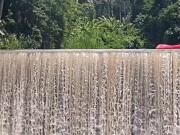 Pussy Flashing at RAFTING Spot among Chinese tourists # Public NO PANTIES 5/16