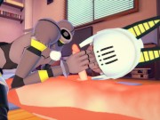 (3D Hentai)(Skullgirls) Sex with Robo-Fortune 9/16