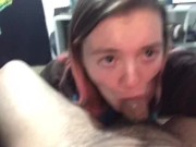 Surprise! Huge cum load! POV blowjob 5/16