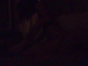 【妊婦7か月】暗闇からかわいい喘ぎ声。嫁ちゃんの感じるシルエットがめちゃエロい！ 12/16