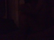 【妊婦7か月】暗闇からかわいい喘ぎ声。嫁ちゃんの感じるシルエットがめちゃエロい！ 15/16