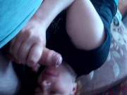 ОТТРАХАЛ МАМКУ ДРУГА В РОТ И ЗАСТАВИЛ ЛИЗАТЬ ПОПУ 16/16