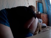 ОТТРАХАЛ МАМКУ ДРУГА В РОТ И ЗАСТАВИЛ ЛИЗАТЬ ПОПУ 3/16