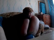 ОТТРАХАЛ МАМКУ ДРУГА В РОТ И ЗАСТАВИЛ ЛИЗАТЬ ПОПУ 4/16