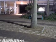 えみり 男子トイレで全裸露出放尿＆野外お散歩 12/16