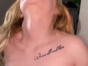 POV home lesbian fuck with double ended dildo  8/16