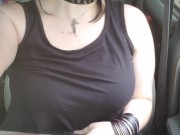 Full uncut, goth touches herself in cemetery, outdoors, public masturbation 12/16