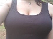 Full uncut, goth touches herself in cemetery, outdoors, public masturbation 2/16