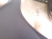 Full uncut, goth touches herself in cemetery, outdoors, public masturbation 3/16