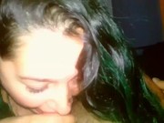 Gorgeous teen blows until cum in mouth 6/16