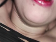 Cums with a toy in the ass so that milk from boobs 10/16