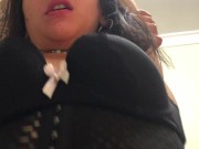 Petite girl pisses on my cock before we fuck (pee play) 14/16