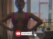 Shaping girl on quarantine. 16/16