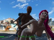 Lesbian sex with zombies. Scary but sexy | Fallout 4 Sex Mod 10/16