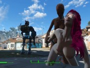 Lesbian sex with zombies. Scary but sexy | Fallout 4 Sex Mod 15/16