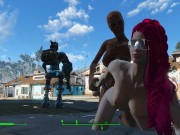 Lesbian sex with zombies. Scary but sexy | Fallout 4 Sex Mod 16/16