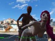 Lesbian sex with zombies. Scary but sexy | Fallout 4 Sex Mod 6/16