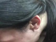 Highschool slut gets used, slapped around and cum in her throat • Throatpie 2/16