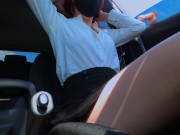 Schoolgirl Masturbates in the Car -4K 1/16