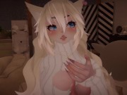 Virtual 3D girl masturbating for 1HR in VR game (custom video for Connor) 13/16
