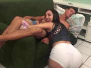 Putinha não fica sem pau, acordei o safado pra foder e dar leitinho 3/16