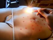 sexy girl nude belly wax torture navel play big ass hot belly punch torture 6/16