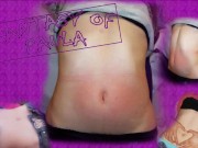 sexy girl nude belly wax torture navel play big ass hot belly punch torture 9/16