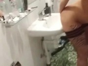 AWKWARD Sexwife after 3some looks extremly guilty 14/16