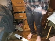 Alice - pissing my already wet jeans again & walking in public 14/16