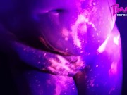 Neon UV Paint Sploshing! Blacklight Synth Rave Music Video 10/16