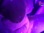 Neon UV Paint Sploshing! Blacklight Synth Rave Music Video 16/16