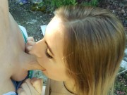 RISKY SEX ON THE ABANDONED BUILDING RECEIVED A LOT OF CUM ON FACE 6/16