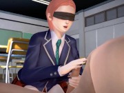 HELP FEMALE STUDENTS REVIEW AFTER SCHOOL 3D HENTAI ANIMATION  นักเรียน 1/16