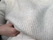 Мастурбирую и кончаю в такси. Водитель чуть не застукал 4/16